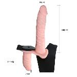 Страпон - Ultra Vibrating Doble-Heads Strap On - мініатюра 5