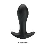 Анальна пробка - Pretty Love Anal Plug Massager Black - мініатюра 2