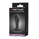 Анальна пробка - Pretty Love Anal Plug Massager Black - мініатюра 8