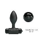 Анальна пробка - Pretty Love Vibra Butt Plug Black - мініатюра 2