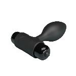 Анальна пробка - Pretty Love Vibra Butt Plug Black - мініатюра 5