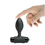 Анальна пробка - Pretty Love Vibra Butt Plug Black - мініатюра 6