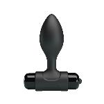 Анальна пробка - Pretty Love Vibra Butt Plug Black - мініатюра 7