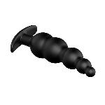 Анальна пробка - Pretty Love Special Anal Stimulation Butt Plug Black - мініатюра 3