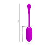 Віброяйце - Pretty Love Julius Vibrating Egg Purple - мініатюра 3
