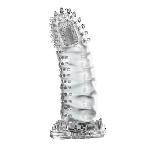 Насадка на член - Brave Man Vibrating Penis Sleeve Clear - мініатюра 6