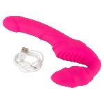 Страпон - Vibrating Strapless Strap-On - мініатюра 5