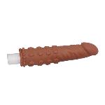 Насадка на член - Pleasure X-Tender Penis Sleeve Add 2" Brown - мініатюра 2