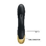 Вібратор - Pretty Love Royal Pleasure Double Pleasure Black - мініатюра 4