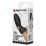 Насадка на палець - Pretty Love Alan Finger Vibrator Black - мініатюра 8