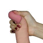 Реалістичний вібратор - The Ultra Soft Dude Vibrating 8.8" - мініатюра 4