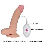 Реалістичний вібратор - The Ultra Soft Dude Vibrating 8.8" - мініатюра 2