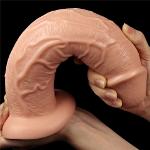 Реалістичний вібратор - King-Sized Realistic Long Vibrating Dildo 11" Flesh - мініатюра 2