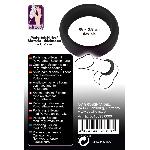 Ерекційне кільце - Black Velvets Cock Ring, 3.8 см - мініатюра 8