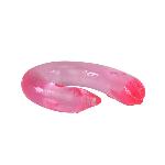 Двосторонній фалоімітатор - Double Dolphin Pink - мініатюра 5