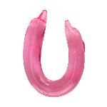 Двосторонній фалоімітатор - Double Dolphin Pink - мініатюра 6