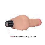 Реалістичний вібратор - Real Softee Vibrator With Balls 8" - мініатюра 3