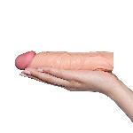 Насадка на член - Pleasure X-Tender Penis Sleeve Add 1" Flesh - мініатюра 5