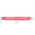 Двосторонній фалоімітатор - Double Dong Pink, 14" - мініатюра 2