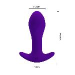 Анальна пробка - Pretty Love Morton Anal Plug Purple - мініатюра 6