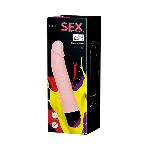 Вібратор - Colorful Sex Experience Flesh, 23,3 см - мініатюра 2