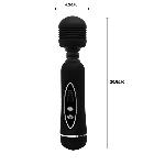 Вібратор зі змінними насадками - Power Wand Massage Kit Black - мініатюра 5