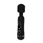 Вібратор зі змінними насадками - Power Wand Massage Kit Black - мініатюра 7