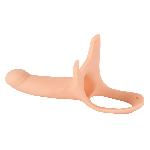 Чоловічий страпон - Strap-On Silicone Sleeve Medium - мініатюра 7