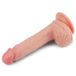 Фалоімітатор - Dual-Layered Silicone Cock 8.5" Flesh - мініатюра 3