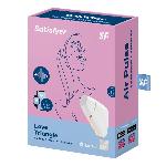 Вакуумний кліторальний вібратор - Satisfyer Love Triangle White (App) - мініатюра 2