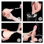 Фалоімітатор - Squirt Extreme Dildo 11" Flesh - мініатюра 5
