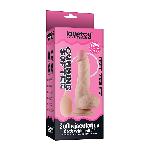 Фалоімітатор - Soft Ejaculation Cock With Ball 8" - мініатюра 4