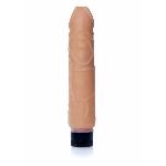 Вібратор - Real Skin Multispeed Flesh, 22 см - мініатюра 5
