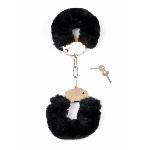 Наручники - Fetish Boss Series Furry Cuffs Black - мініатюра 3