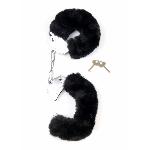 Наручники - Fetish Boss Series Furry Cuffs Black - мініатюра 4