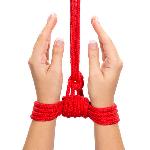 Мотузка - Fetish Bondage Rope Red, 10 м - мініатюра 4