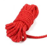Мотузка - Fetish Bondage Rope Red, 10 м - мініатюра 5