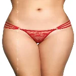 Жіночі стрінги - G-String 2498, red S/M - мініатюра 1