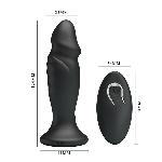 Анальна пробка - Mr.Play Powerfull Vibrating Anal Plug - мініатюра 4