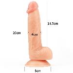 Фалоімітатор - The Ultra Soft Dude 8" #1 - мініатюра 5