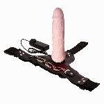 Страпон - Baile Jessica Strap On Vibrating, 19 см - мініатюра 7