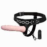 Страпон - Baile Jessica Strap On Vibrating, 19 см - мініатюра 9
