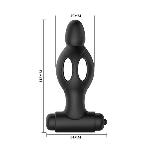 Анальна пробка - Mr.Play Silicone Vibrating Anal Plug - мініатюра 3