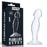 Анальна пробка - Flawless Clear Prostate Plug 6.5" Clear - мініатюра 1