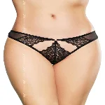 Жіночі стрінги - G-String 2497, black M/L - мініатюра 1