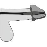 Стимулятор уретри - Penis Plug + Silicone Glans Ring Dilator - мініатюра 3