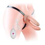 Страпон для подвійного проникнення - Vibrating Unisex Hollow Double Penetration 6" - мініатюра 3