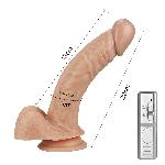 Вібратор - Real Extreme Vibrating Dildo 8.5" - мініатюра 5