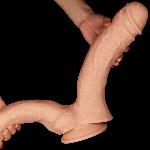 Подвійний фалоімітатор - King-Sized Realistic Mega Double Dildo 12" - мініатюра 2