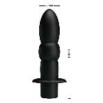 Вібратор - Pretty Love Wyatt Anal Plug Black - мініатюра 2